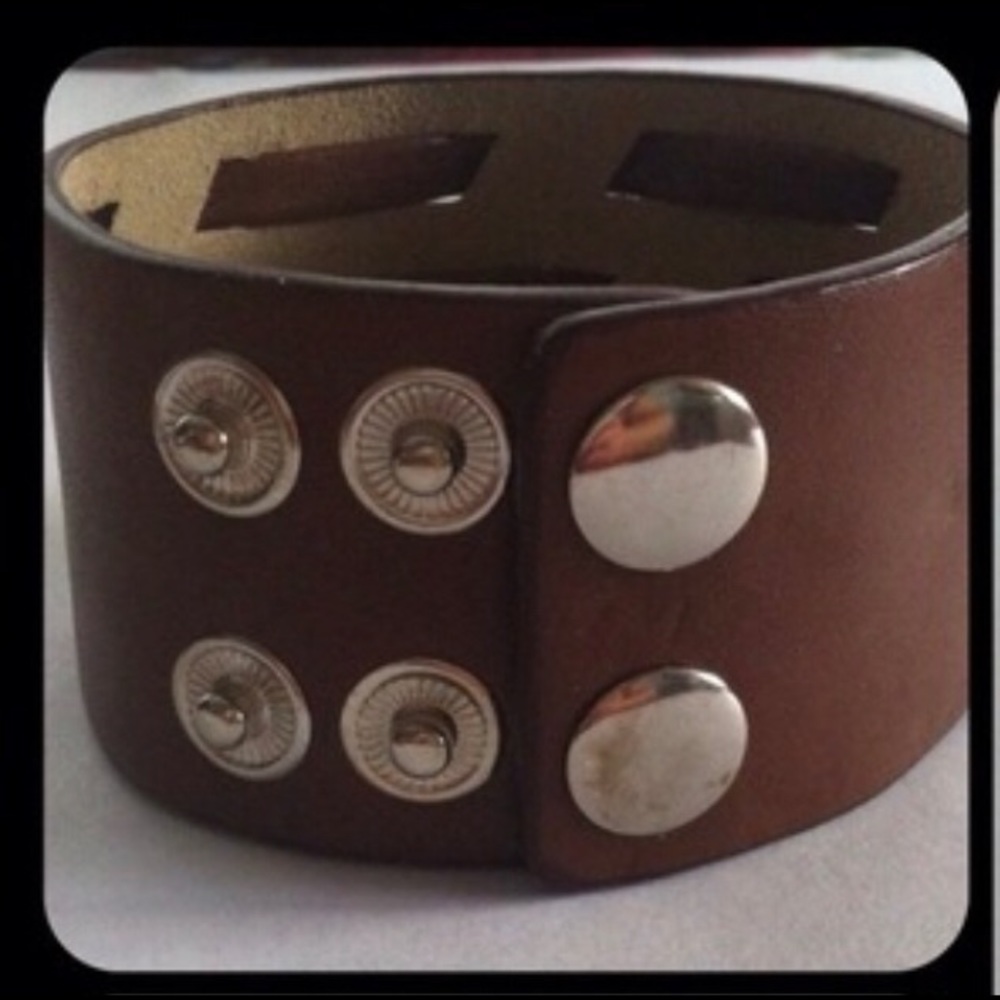 Brown wristband